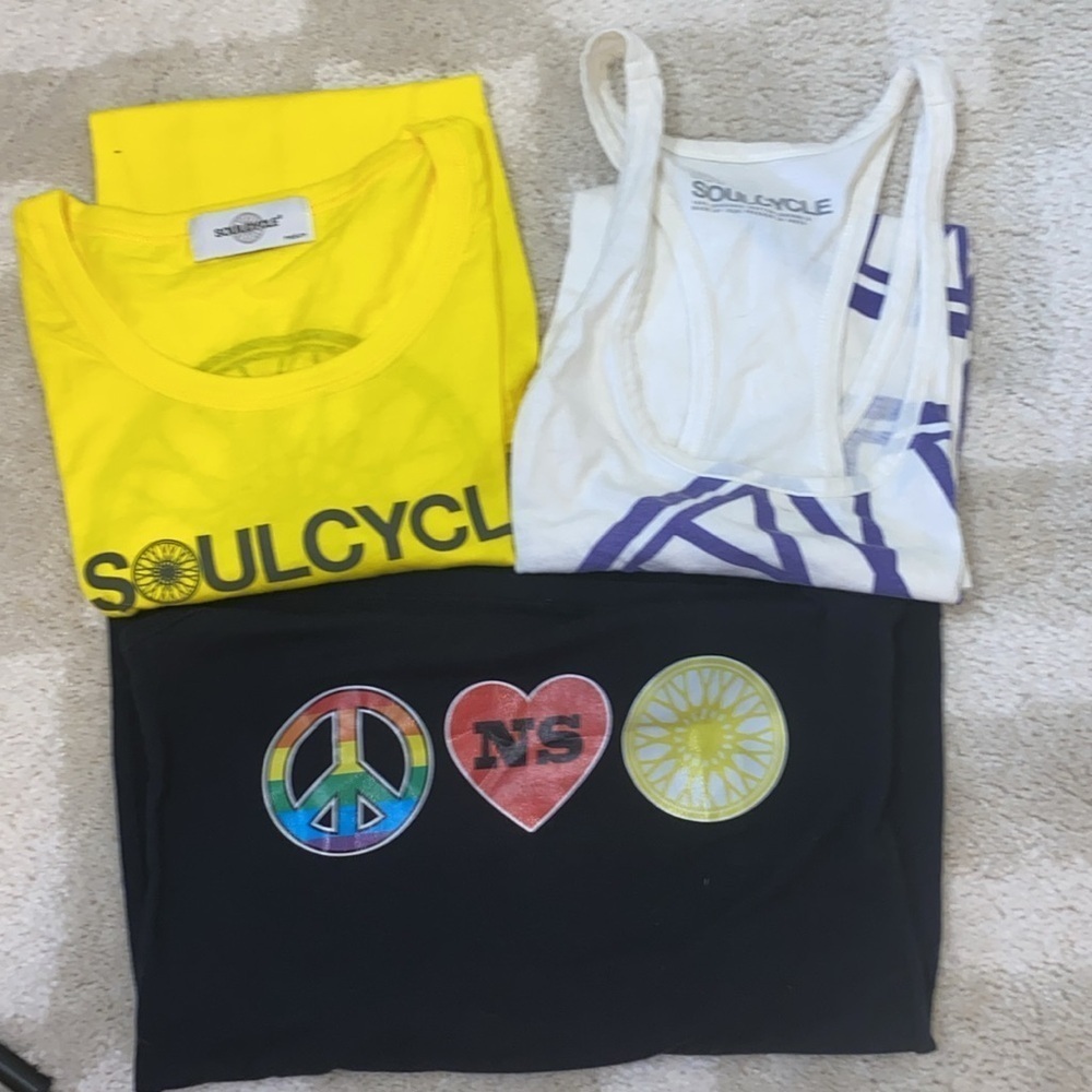 Soulcycle tee shirt bundle